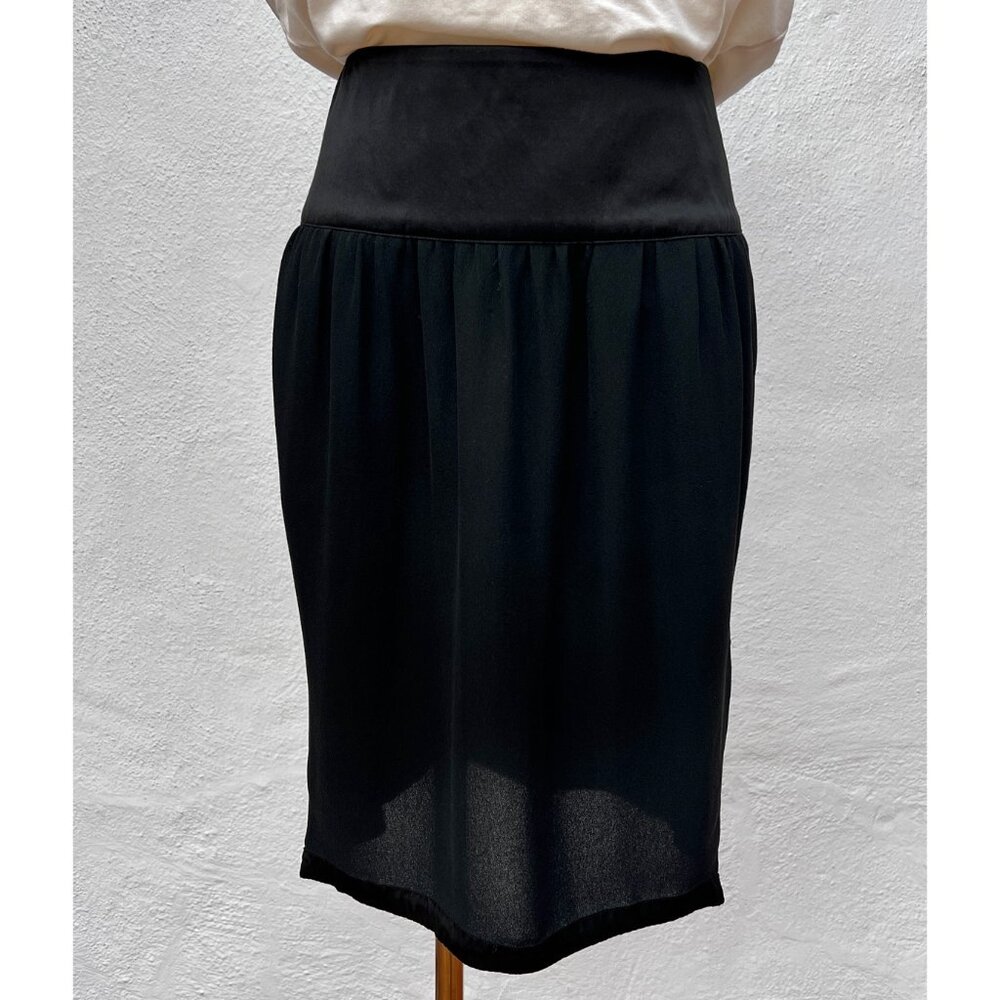 Stella McCartney x H&M 100% Silk Black Pencil Skirt 2004 Limited Release Size 8 - Picture 14 of 15